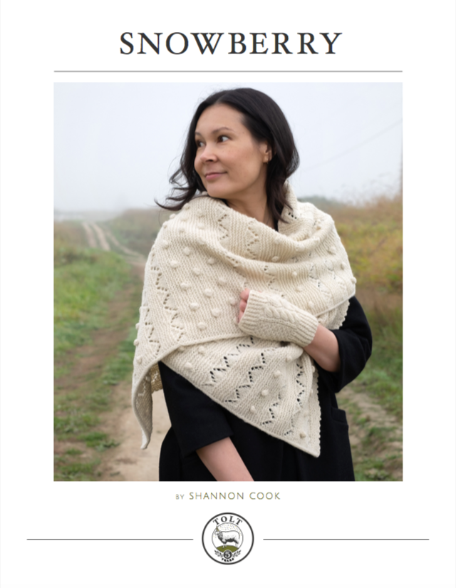 Snowberry Wrap and Cowl, PDF Download