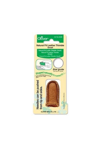 Clover, Natural Fit Leather Thimble